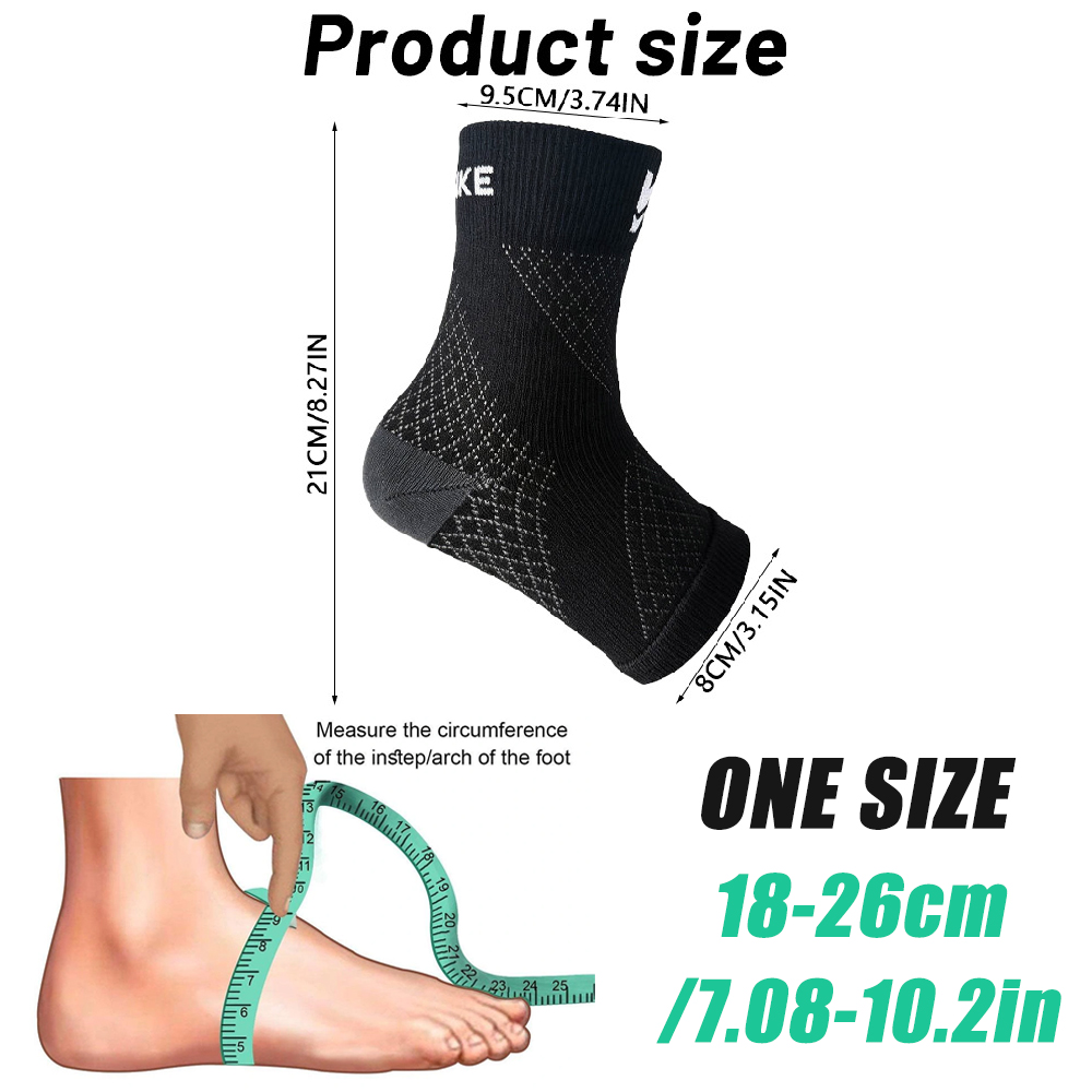 1Pair Lightweight Breathable A - Ankle Brace Sock ulasan dan harga
